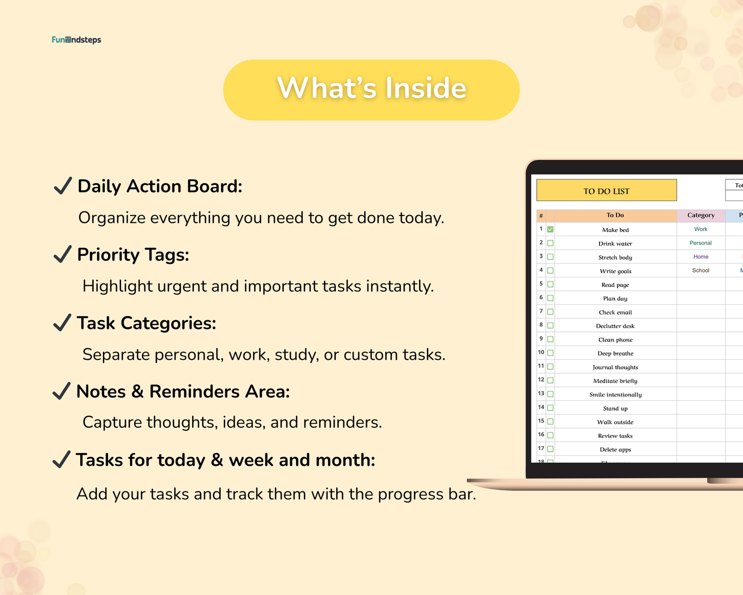 To-Do List Spreadsheet